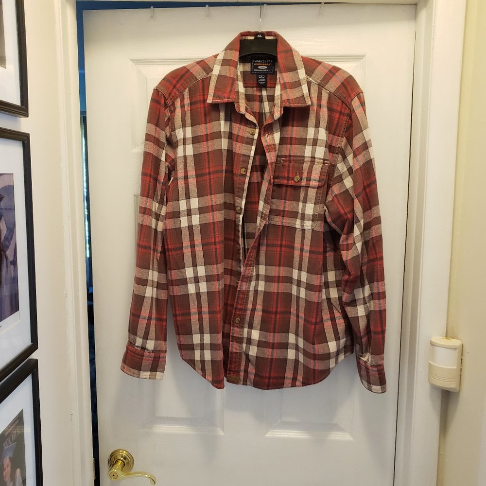 Smith's Workwear Flannel Shirt Size XL